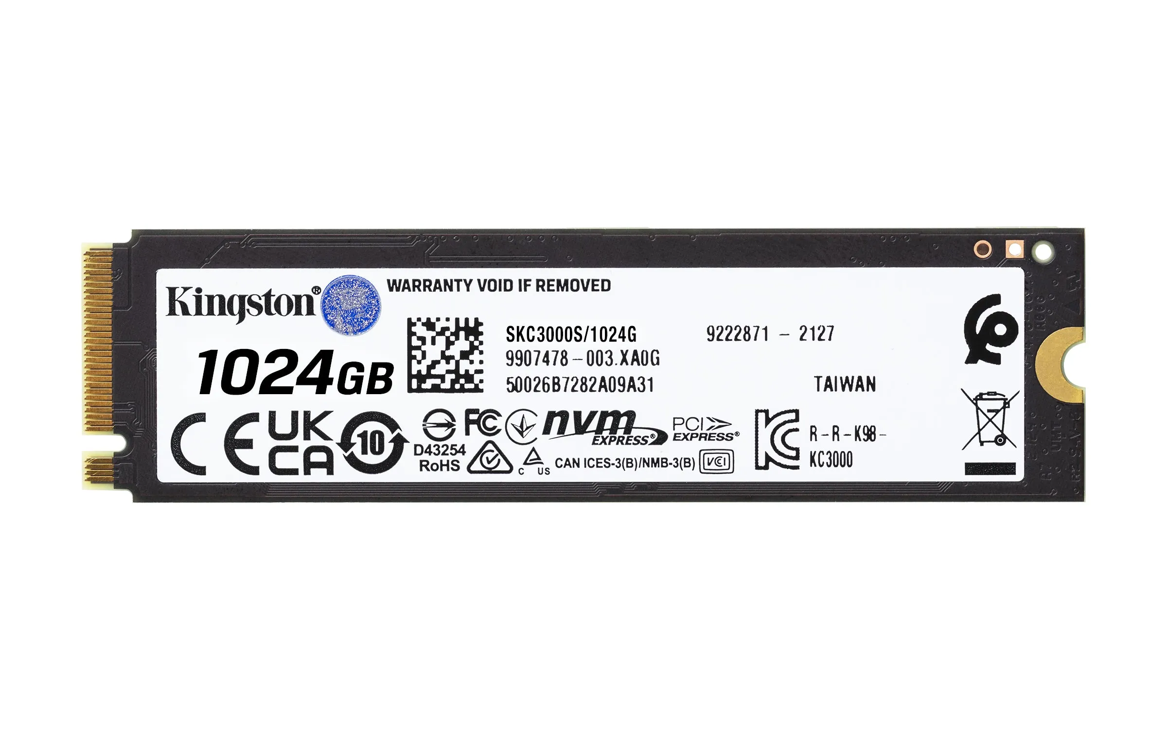 1024G Kc3000 Nvme M.2 Ssd
