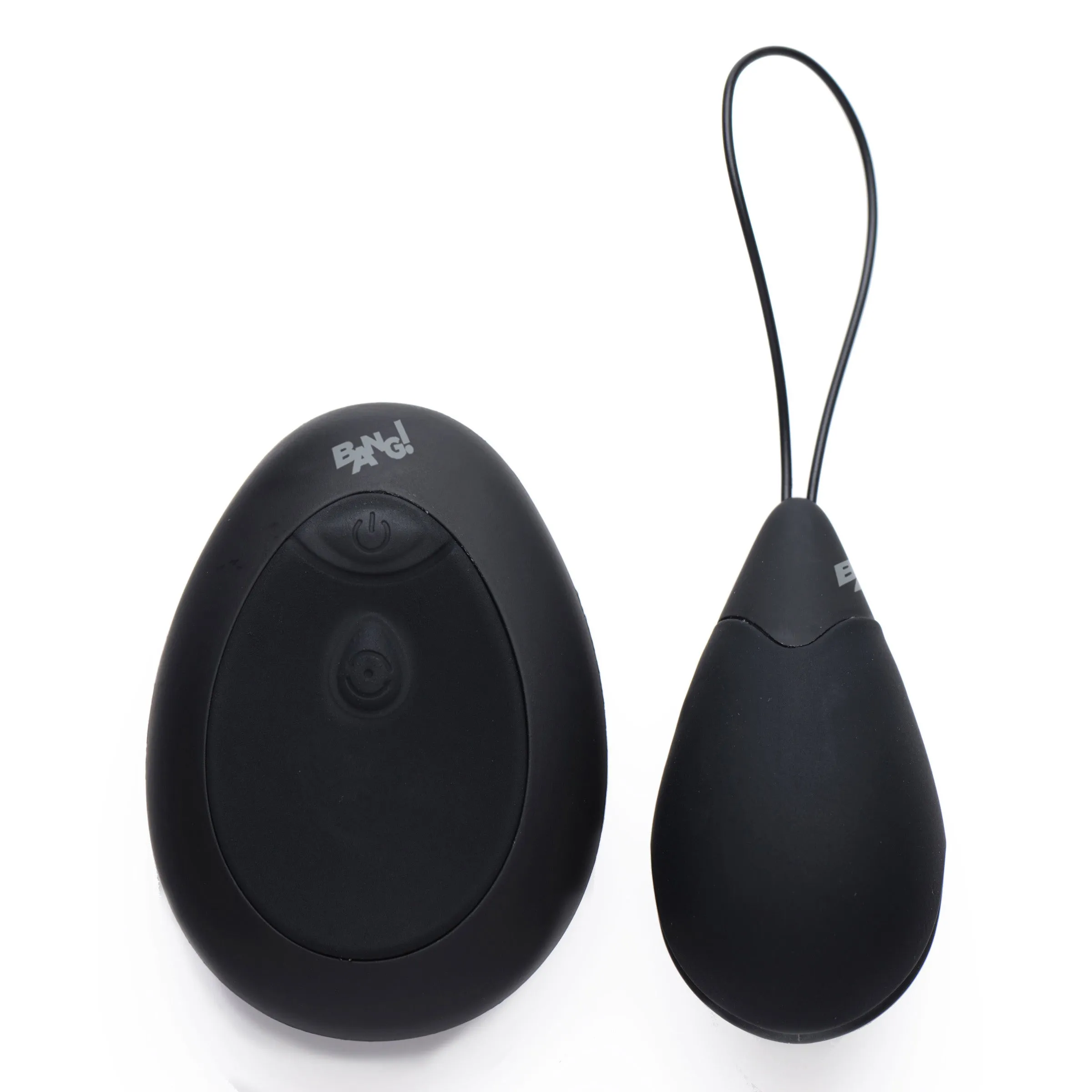 10X Silicone Vibrating Egg - Black