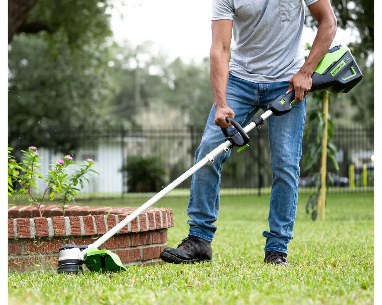 60V 25" Cordless Battery Self-Propelled Mower Combo Kit w/ String Trimmer and Blower