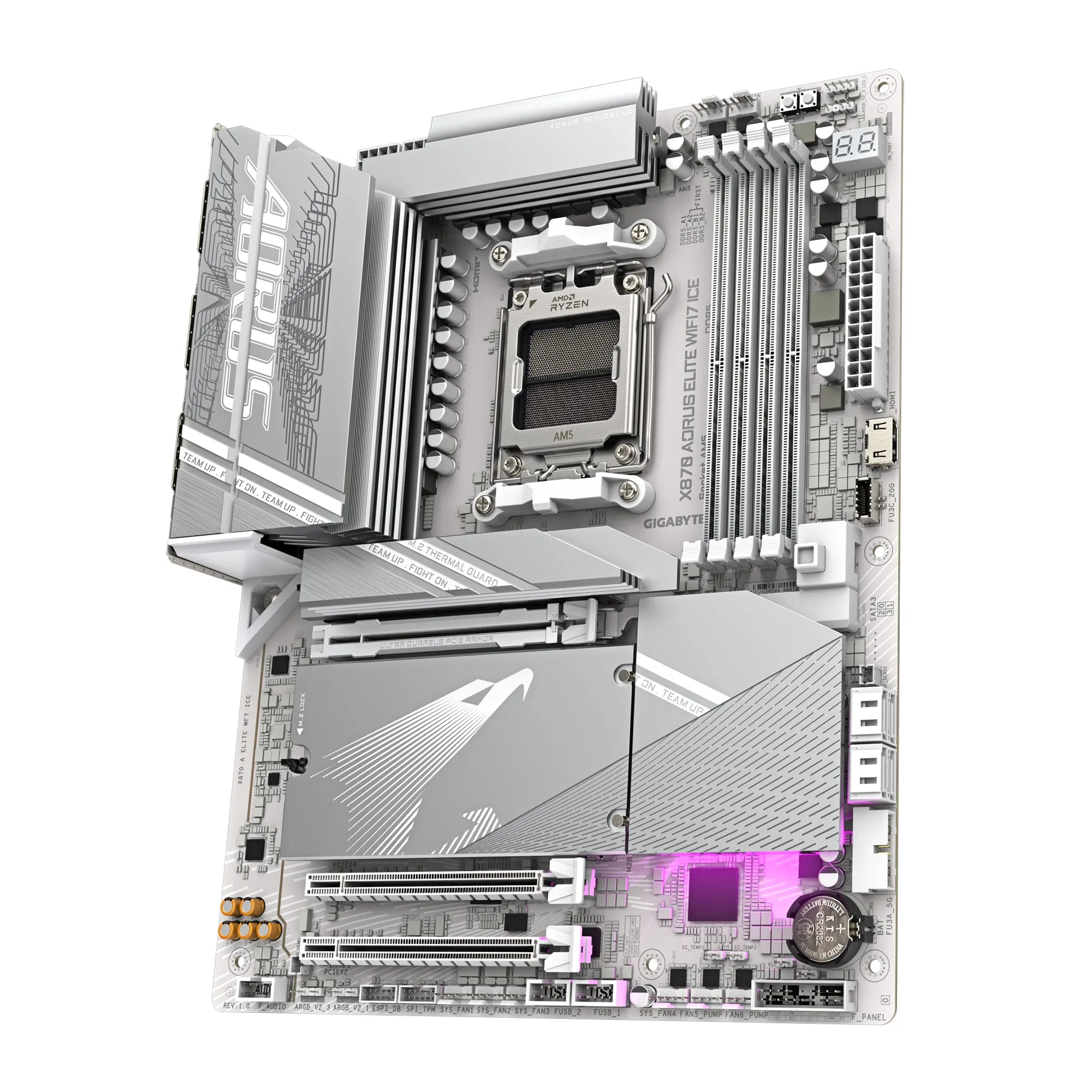 Aorus X870 Elite Wifi7 Ice - Motherboard - Atx - Socket Am5 - Amd X870
