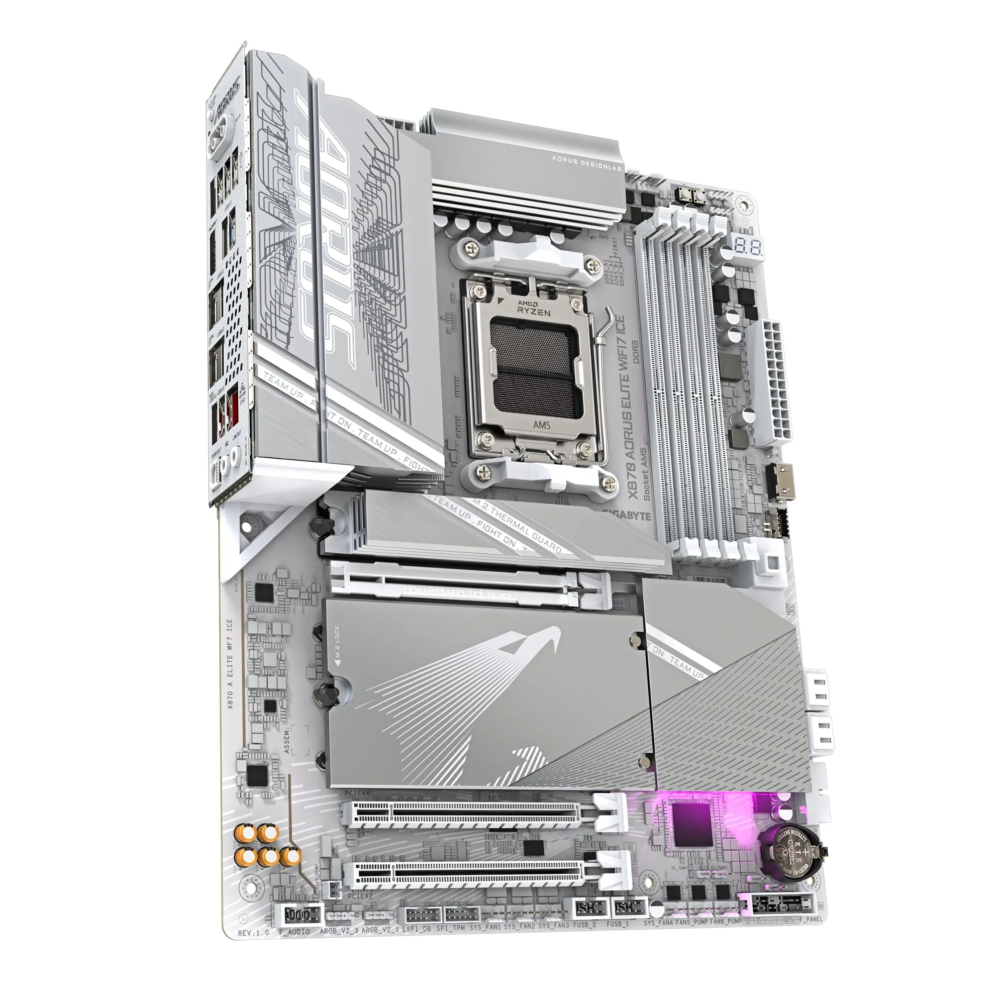 Aorus X870 Elite Wifi7 Ice - Motherboard - Atx - Socket Am5 - Amd X870