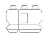 Beige - Custom Made Esteem Velour Seat Covers Jeep Grand Cherokee WK 4 Door Wagon 2/2011-On 2 Rows