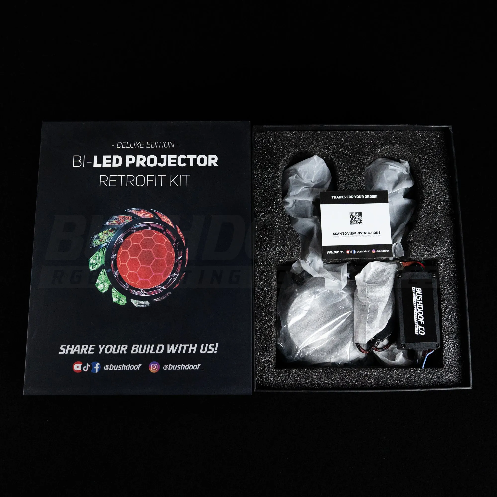 Bi-LED 'Turbine' Headlight Retrofit DIY Kit
