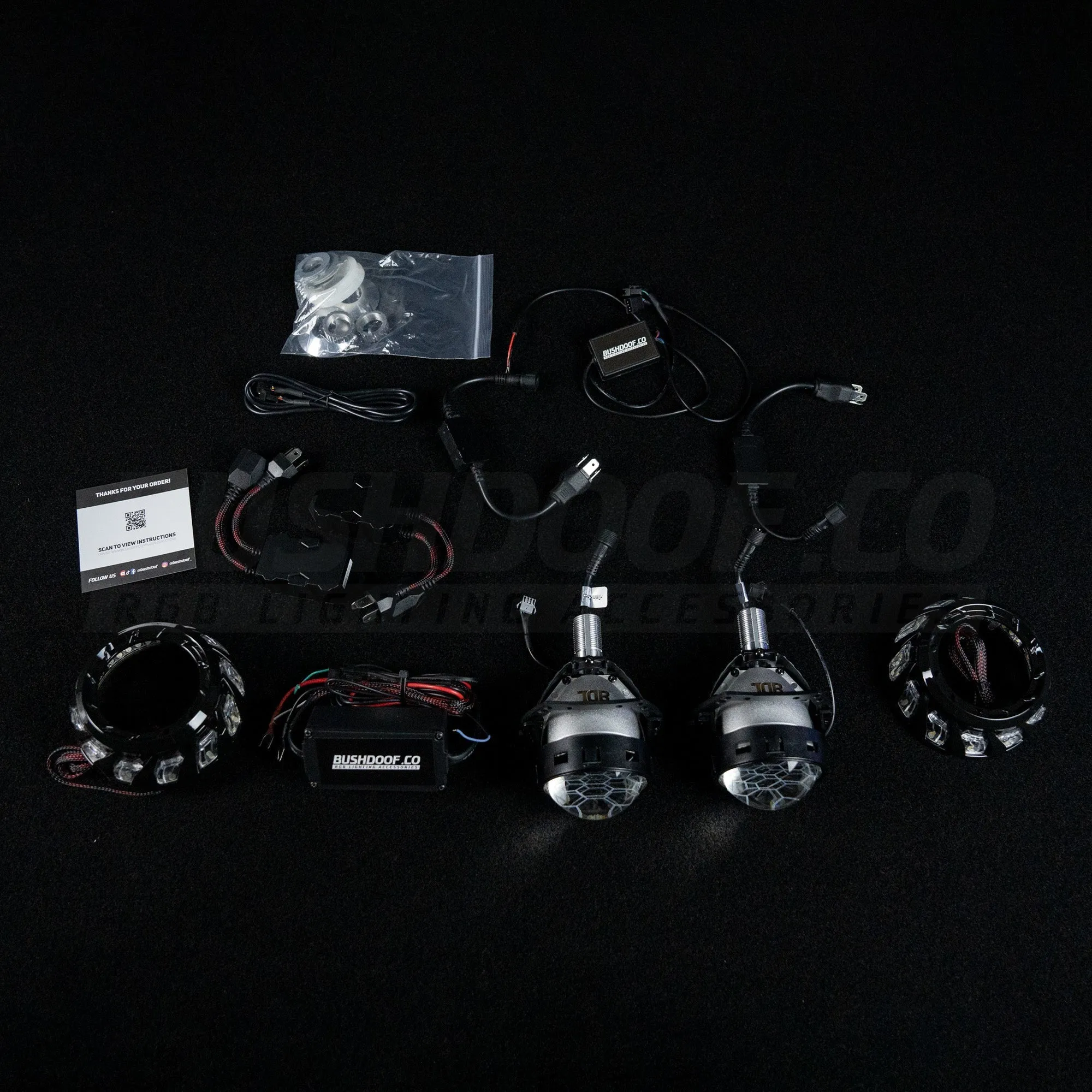 Bi-LED 'Turbine' Headlight Retrofit DIY Kit