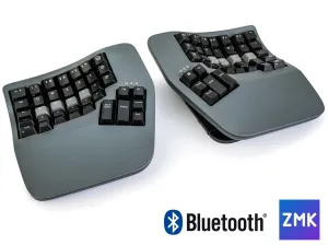 Custom Built Kinesis Advantage360 Professional Signature Series Split Ergo Mechanical Keyboard (Bluetooth connection with open-source ZMK programming engine)