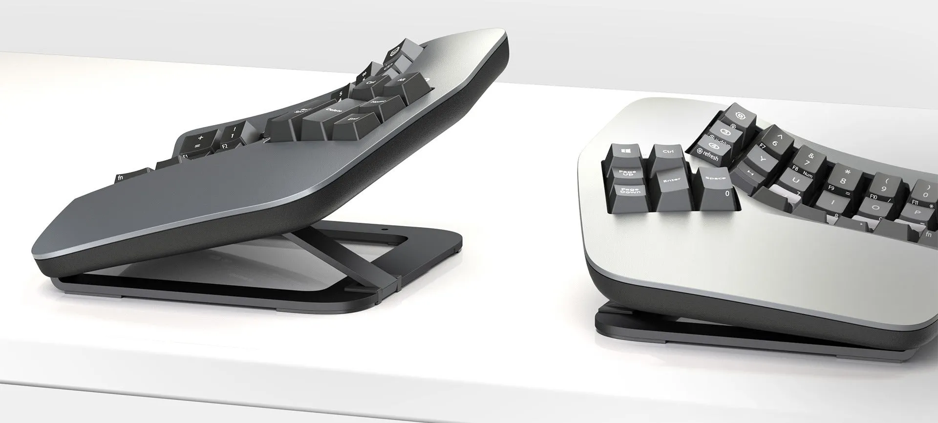 Custom Built Kinesis Advantage360 Professional Signature Series Split Ergo Mechanical Keyboard (Bluetooth connection with open-source ZMK programming engine)
