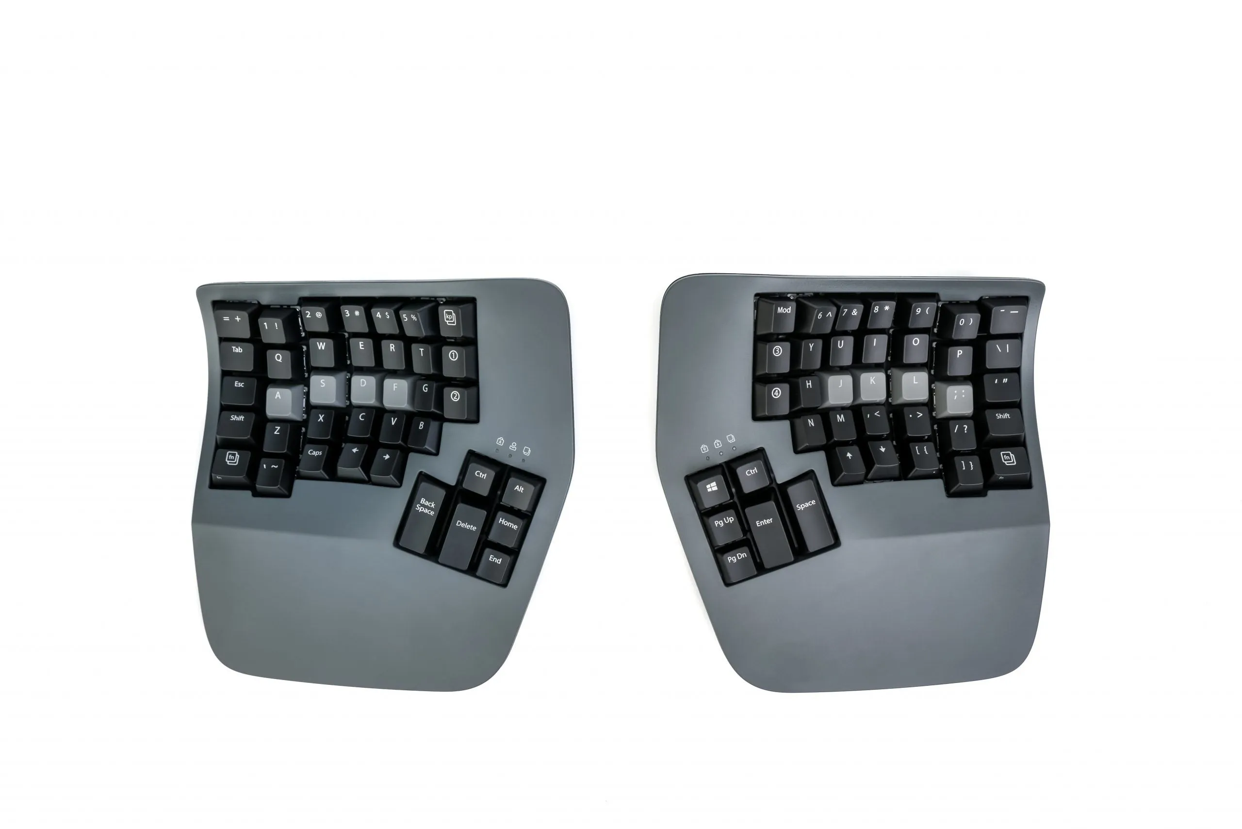 Custom Built Kinesis Advantage360 Professional Signature Series Split Ergo Mechanical Keyboard (Bluetooth connection with open-source ZMK programming engine)