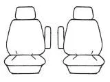 Custom Made Esteem Velour Seat Covers Lexus ES 300 Sedan 1998 1 Row
