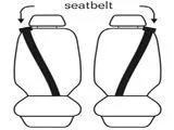 Custom Made Esteem Velour Seat Covers Suits BMW 325I 320 Series 3 Convertible 2008 2 Rows