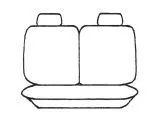 Custom Made Esteem Velour Seat Covers Suits Suzuki Swift Cino 2 Door Coupe 1994 2 Rows