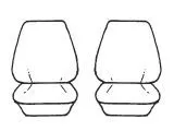 Custom Made Esteem Velour Seat Covers suits Toyota Tarago GLI / GLX EXTRAS Wagon 1985-1987 3 Rows