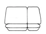 Custom Made Esteem Velour Seat Covers suits Toyota Tarago GLI / GLX EXTRAS Wagon 1985-1987 3 Rows