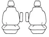 Custom Made Esteem Velour Seat Covers suits Toyota Tarago GLI / GLX EXTRAS Wagon 1985-1987 3 Rows