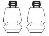 Custom Made Esteem Velour Seat Covers Volvo 245GL Wagon 1985-1986 2 Rows
