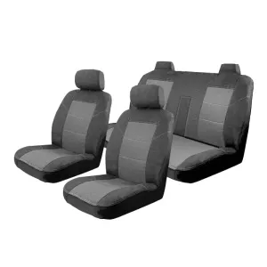 Custom Velour Seat Covers Suits Ford Ranger Crew Cab PJ PK 12/2006-09/2011 Airbag Deploy Safe
