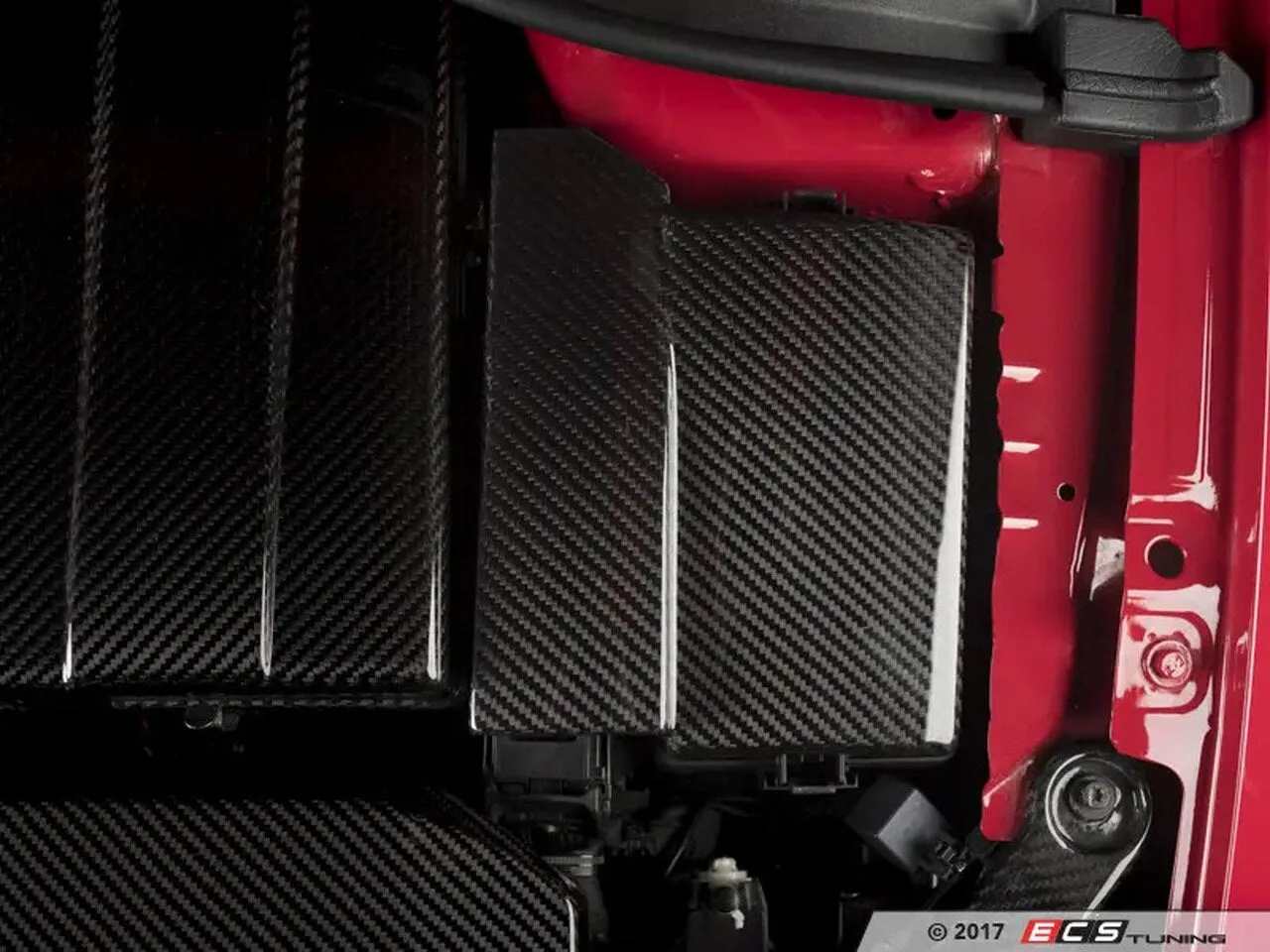ECS TUNING - Carbon Fiber Fuse Box / ECU Cover