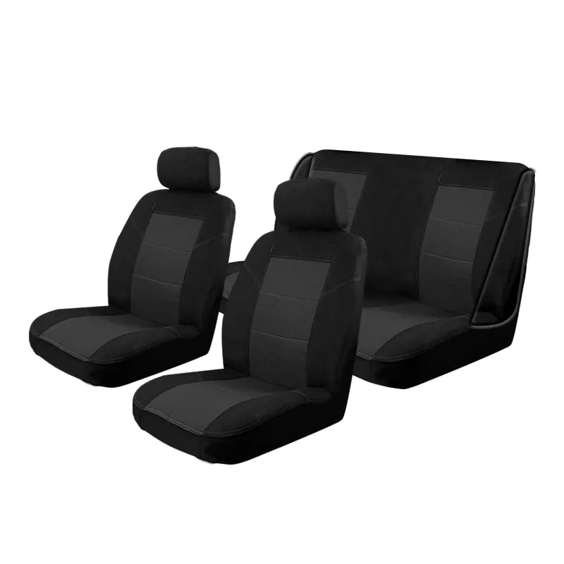 Esteem Velour Seat Covers Set Suits Daihatsu Rocky F75 Turbo 2 Door Wagon 1990 2 Rows