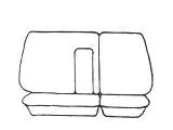 Esteem Velour Seat Covers Set Suits Holden Vectra Wagon 1999 2 Rows