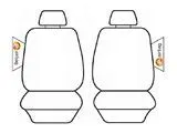 Esteem Velour Seat Covers Set Suits Hyundai Elantra SLX Sedan 2006 2 Rows