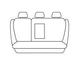 Esteem Velour Seat Covers Set Suits Jaguar X-Type Sedan 2003 2 Rows