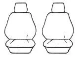 Esteem Velour Seat Covers Set Suits Mazda Bravo B2500 Dual Cab 2000 2 Rows