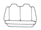 Esteem Velour Seat Covers Set Suits Suits Suzuki Swift 2 Door Hatch 1987-1991 2 Rows