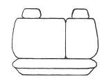 Esteem Velour Seat Covers Set Suits Suits Suzuki Swift JX / JLX 4 Door Hatch 1995-1996 2 Rows