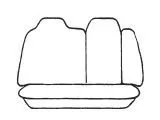Esteem Velour Seat Covers Set Suits Toyota Corolla CS / CSI / Avante Sedan 1985-1987 2 Rows