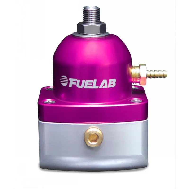 FUELAB 51501-4 Fuel Pressure Regulator EFI (25-90 psi, 10AN-In, 6AN-Out) Purple