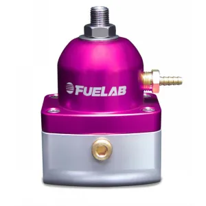 FUELAB 51501-4 Fuel Pressure Regulator EFI (25-90 psi, 10AN-In, 6AN-Out) Purple