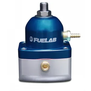 FUELAB 51502-3 Fuel Pressure Regulator EFI (25-90 psi, 6AN-In, 6AN-Out) Blue
