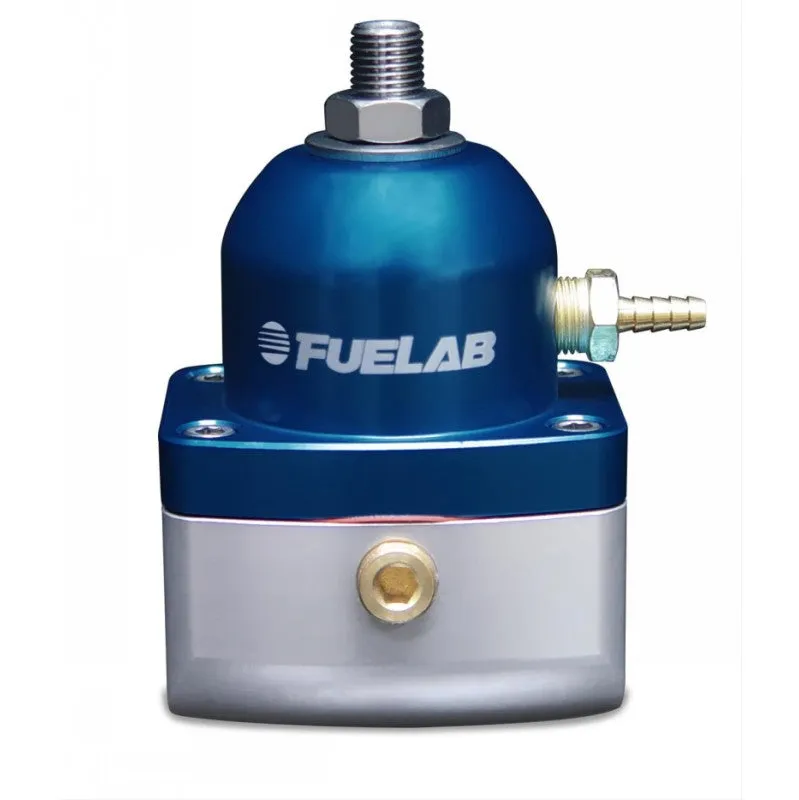 FUELAB 51502-3 Fuel Pressure Regulator EFI (25-90 psi, 6AN-In, 6AN-Out) Blue