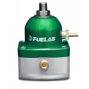 FUELAB 51503-6 Fuel Pressure Regulator Carbureted (4-12 psi, 10AN-In, 6AN-Out) Green