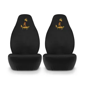 Golden Queen Black Polyester Car Seat Covers