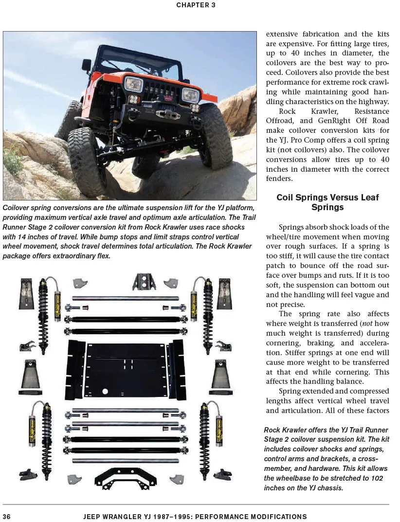 Jeep Wrangler YJ 1987-1995: Performance Modifications