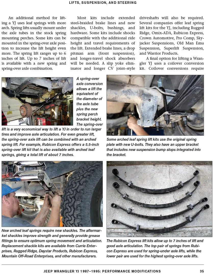 Jeep Wrangler YJ 1987-1995: Performance Modifications