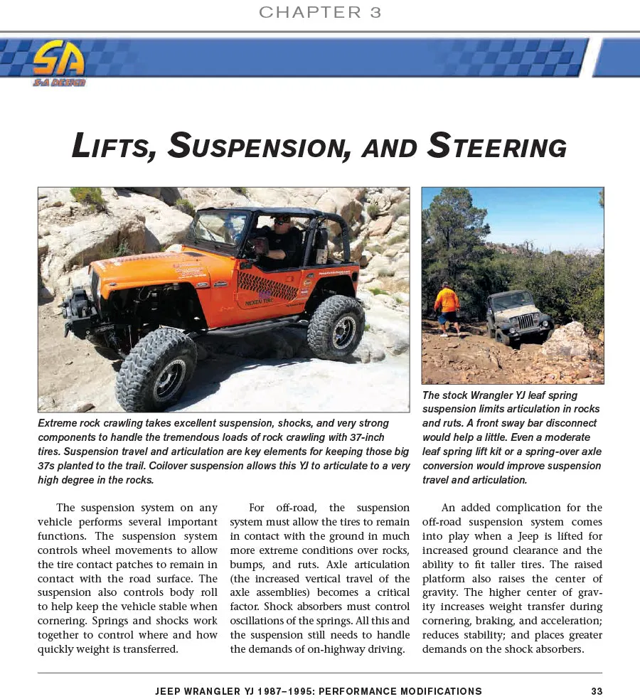 Jeep Wrangler YJ 1987-1995: Performance Modifications