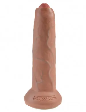 Kc StrapOn Harness With 9 Uncut Hollow Cock Tan "