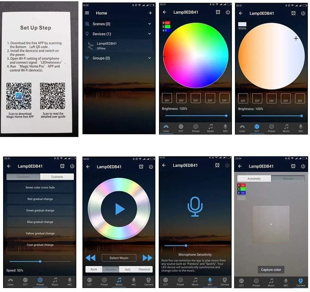 Mini RGB Neon Flex 12V 6x12mm IP65 Waterproof WIFI App Control works with Alexa & Google Home 5 Metre Kit