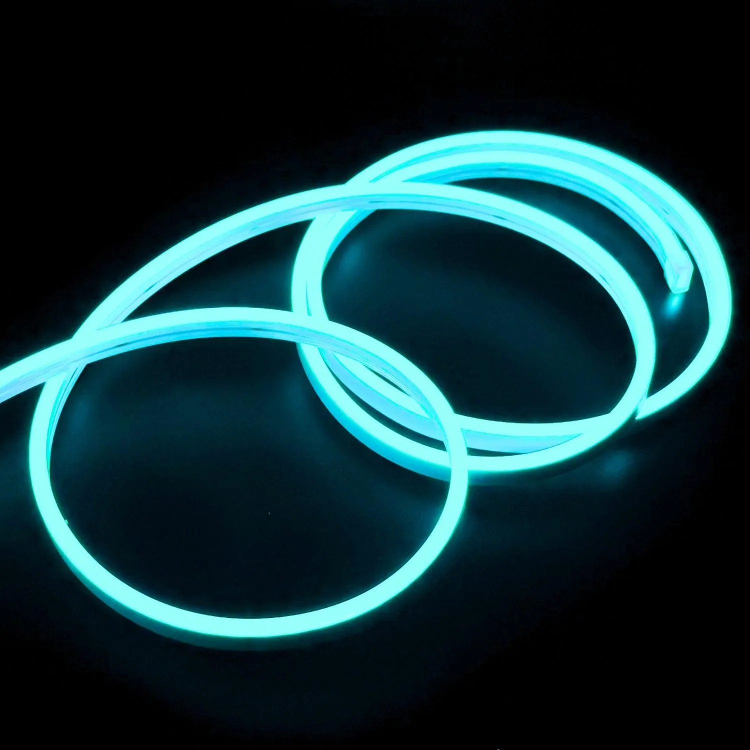 Mini RGB Neon Flex 12V 6x12mm IP65 Waterproof WIFI App Control works with Alexa & Google Home 5 Metre Kit