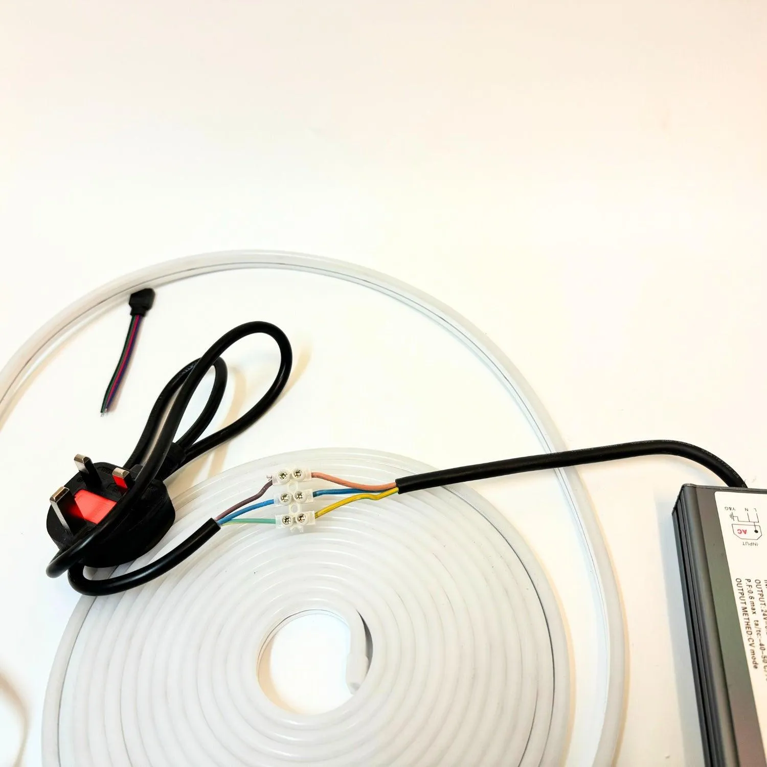 Mini RGB Neon Flex 24V 6x12mm IP65 Waterproof with WIFI Control App works with Alexa & Google Home 10 Metre Kit