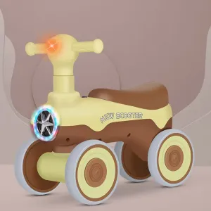 Multicolor 4 Wheels Push Scooter