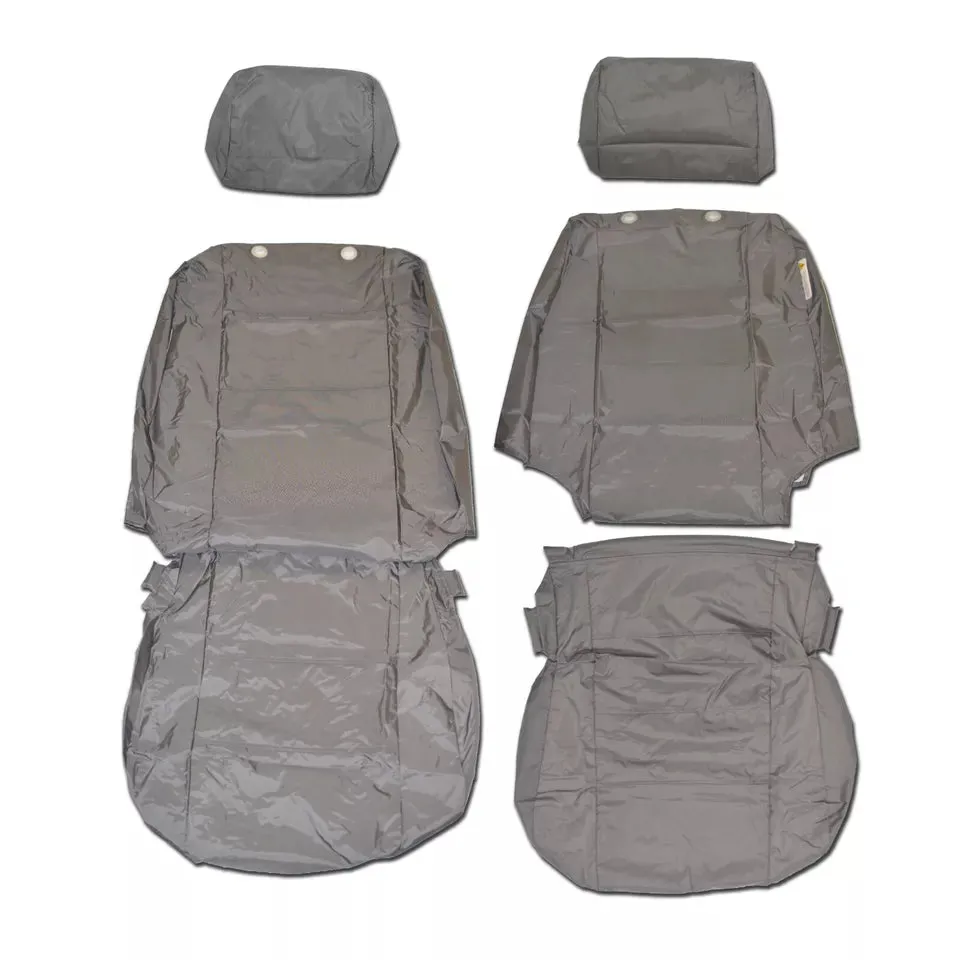 Nissan NV 250 Front 1 1 INKA Fully Tailored Waterproof Seat Covers Grey MY08-16