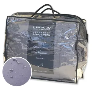 Nissan NV 250 Front 1 1 INKA Fully Tailored Waterproof Seat Covers Grey MY08-16