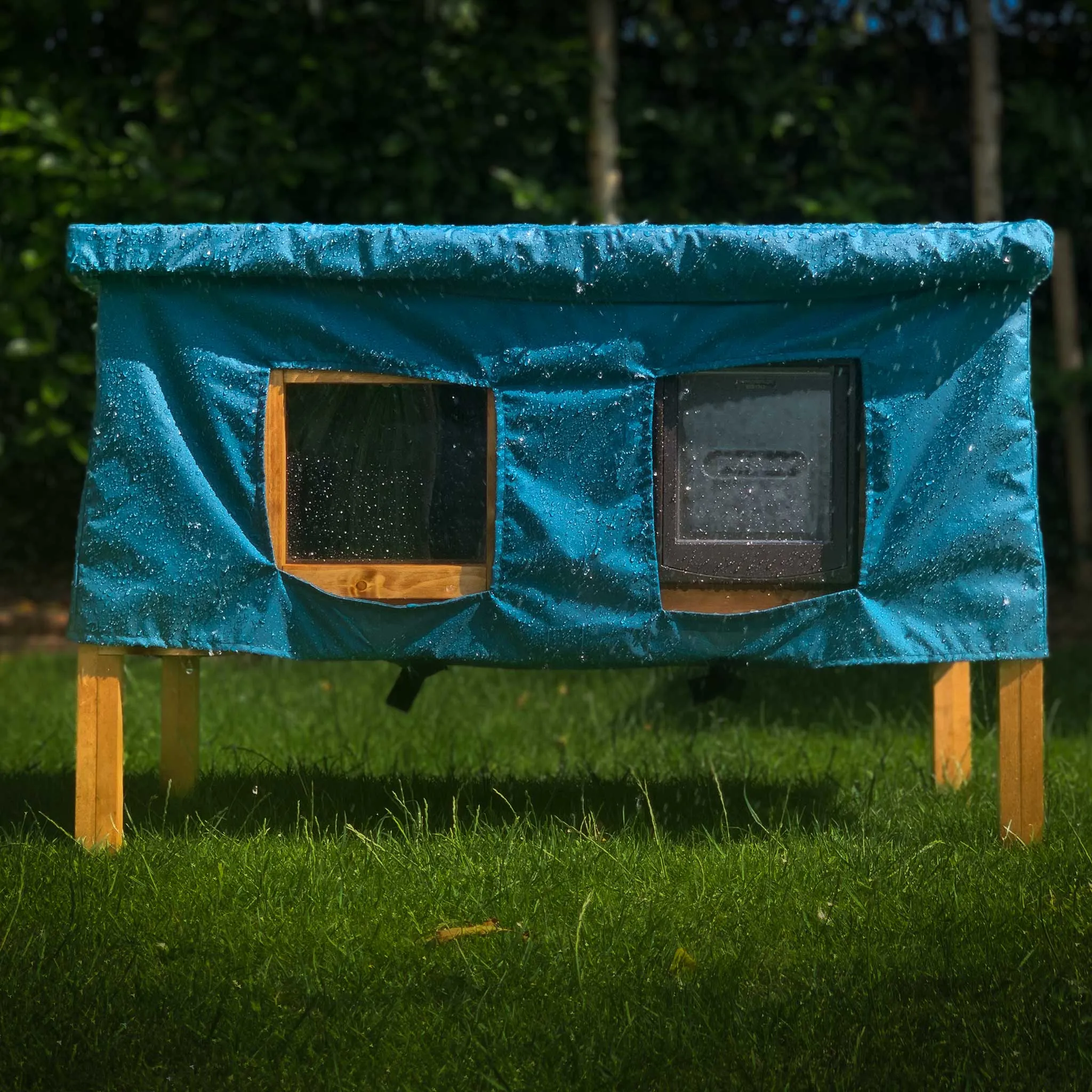 Outdoor XL Self-Heating Cat House Rain Cover