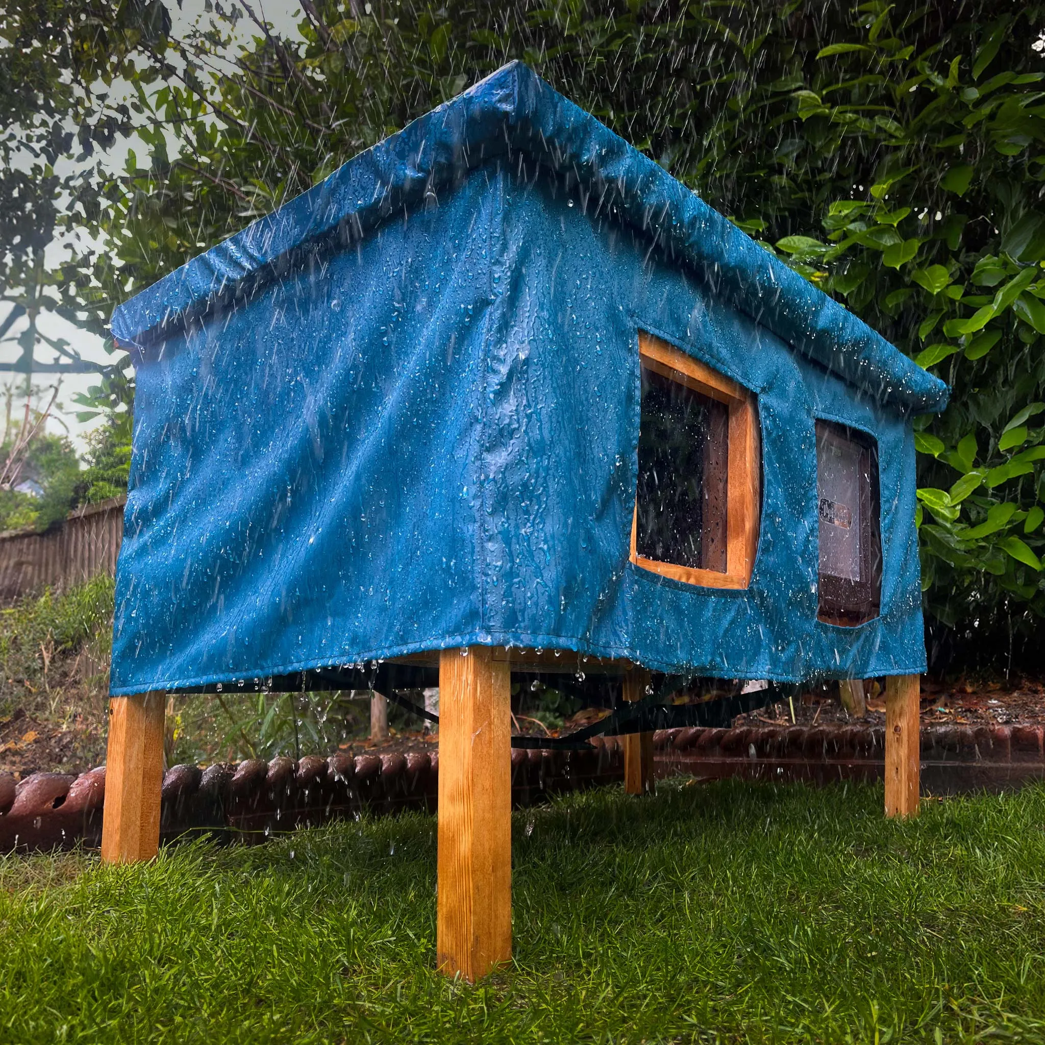 Outdoor XL Self-Heating Cat House Rain Cover
