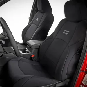 Rough Country Black Neoprene Seat Covers | 2024  Toyota Tacoma