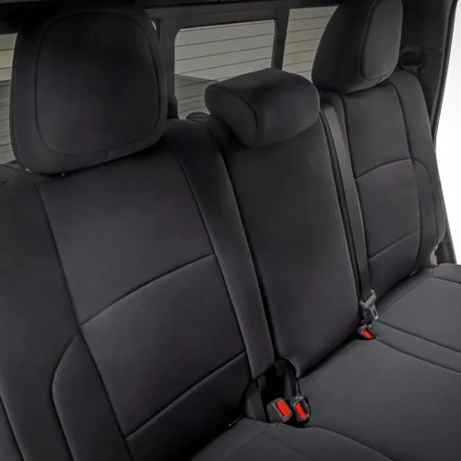 Rough Country Black Neoprene Seat Covers | 2024  Toyota Tacoma