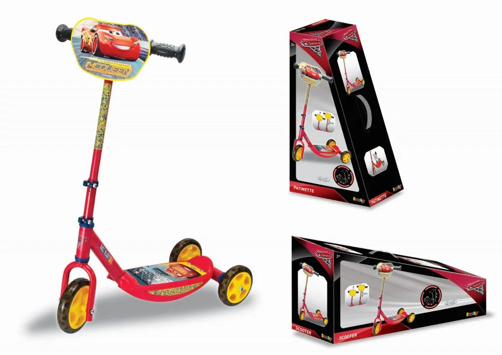 Smoby Disney Cars 3  3 Wheel Scooter