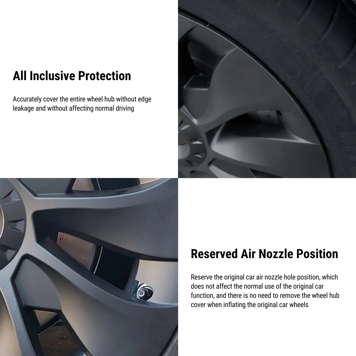 TESERY 18' 19' Hubcaps for Tesla Model 3/Y【4PCS】